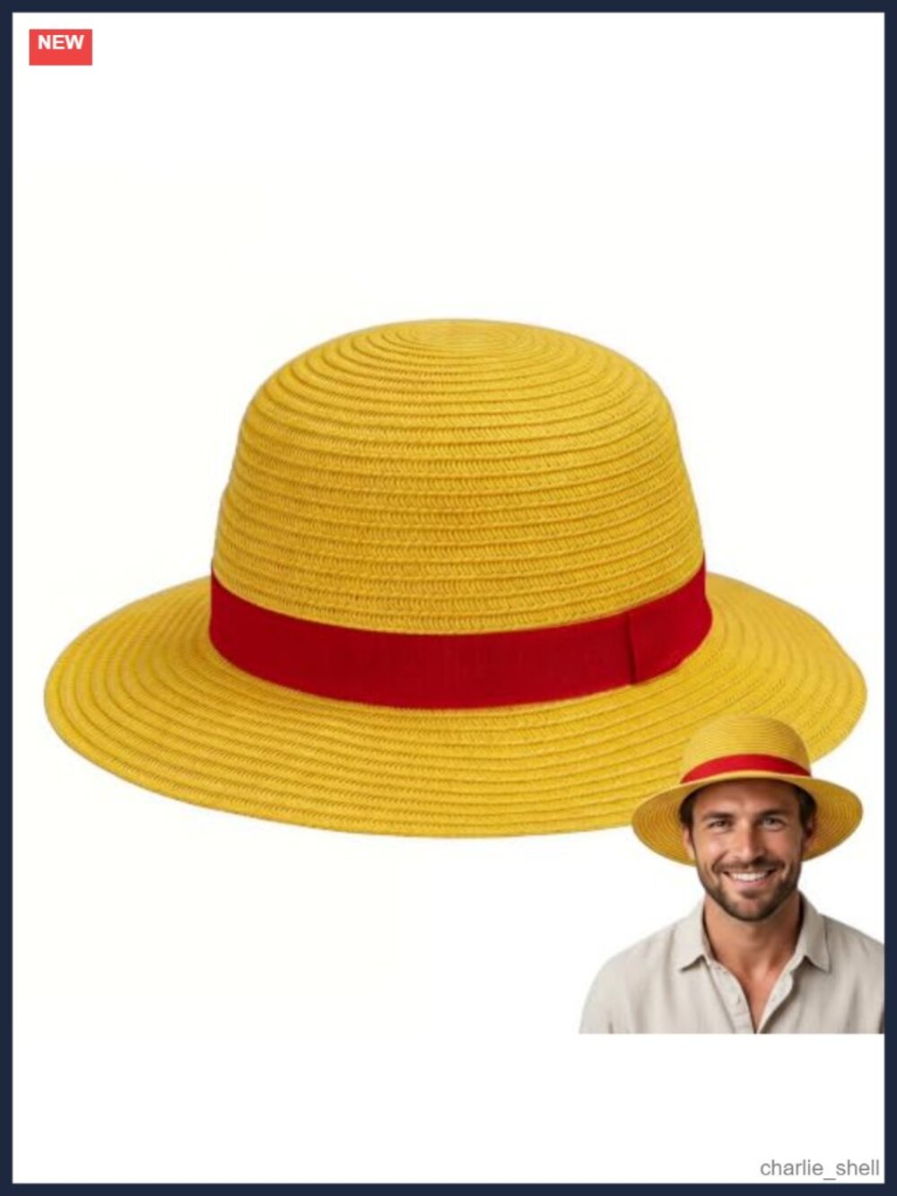 Cosplay Straw Hat Wide Brim Sun Hat Halloween Costume Party Decor